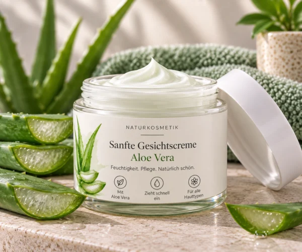 Sanfte Gesichtscreme Aloe Vera